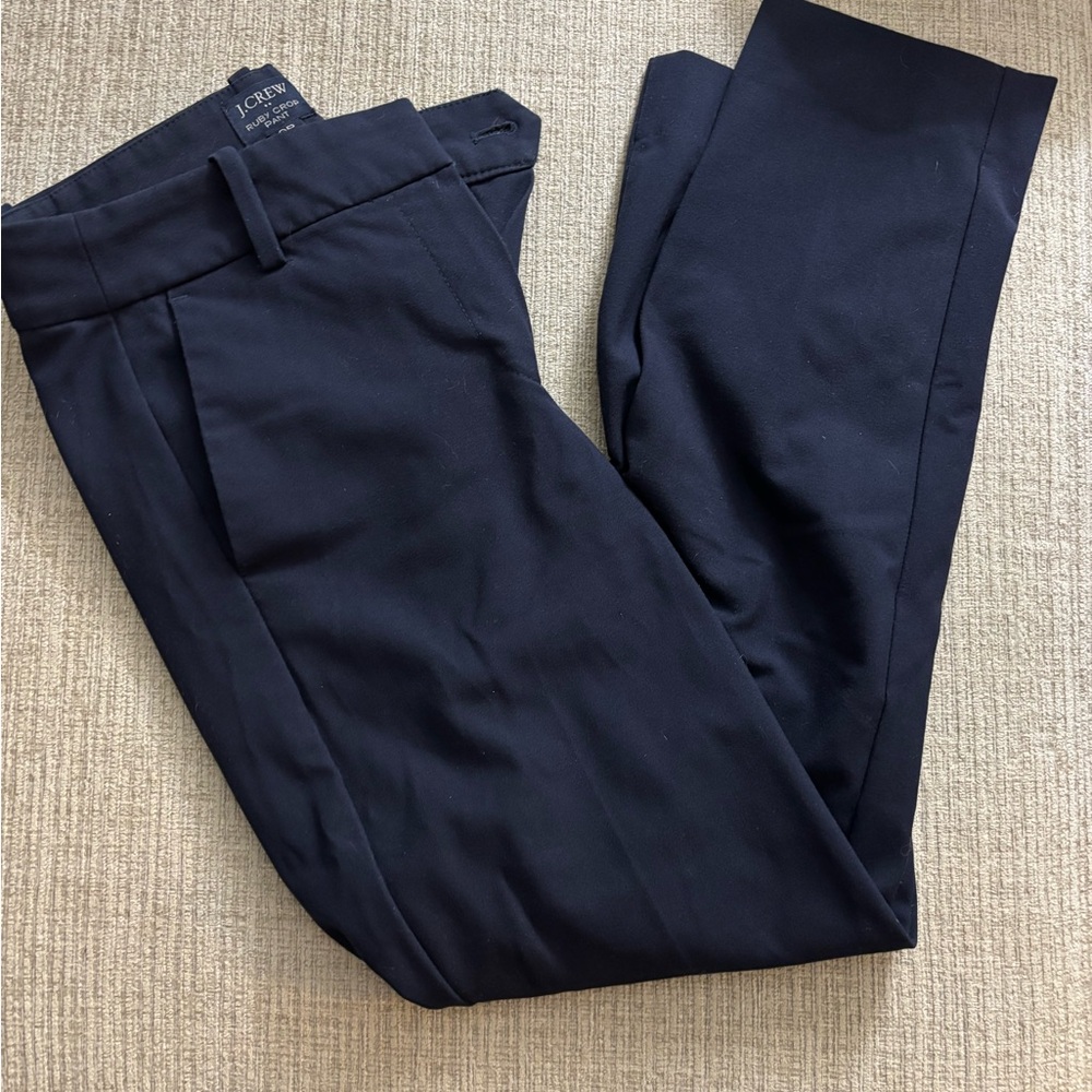 J. Crew Women's Navy Ankle Pants